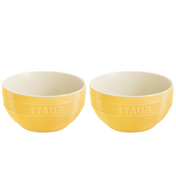 Staub Stoneware Bowls, Set of 2 2 piece ceramic bowl set