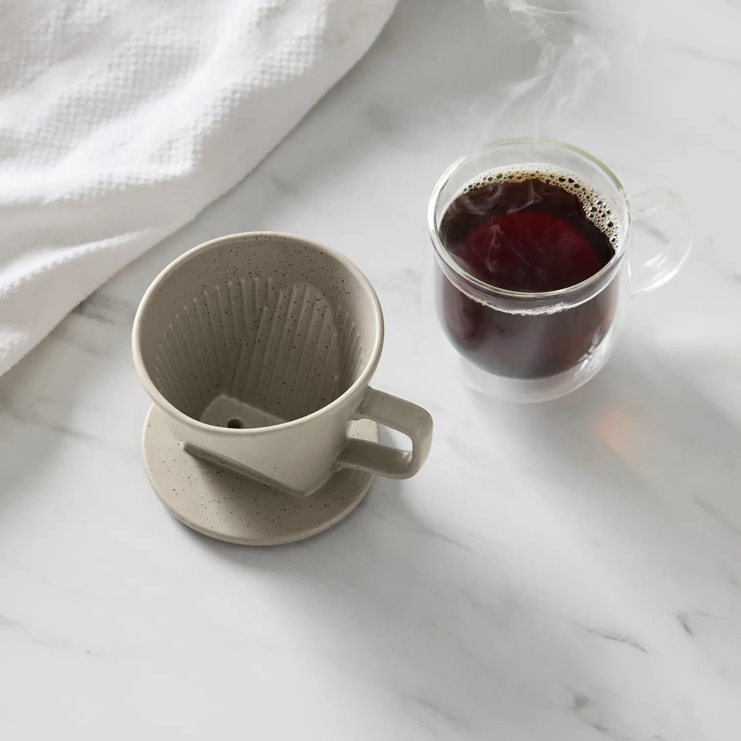 Sur La Table Stoneware Coffee Dripper
