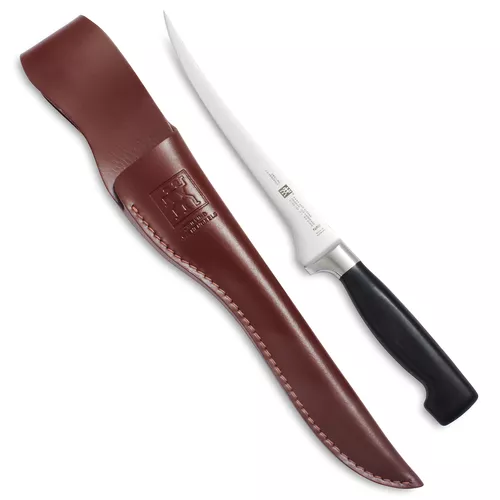 Zwilling J.A. Henckels Four Star Fillet Knife with Leather Sheath