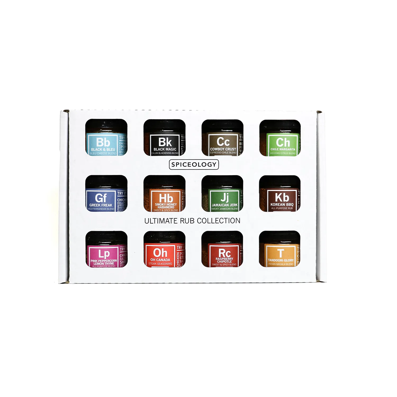 Spiceology Ultimate Rub Collection, Set of 12