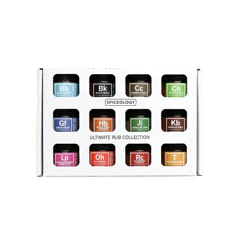 Spiceology Ultimate Rub Collection, Set of 12