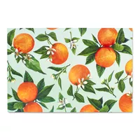 Hester & Cook Orange Orchard Placemats, Set of 24