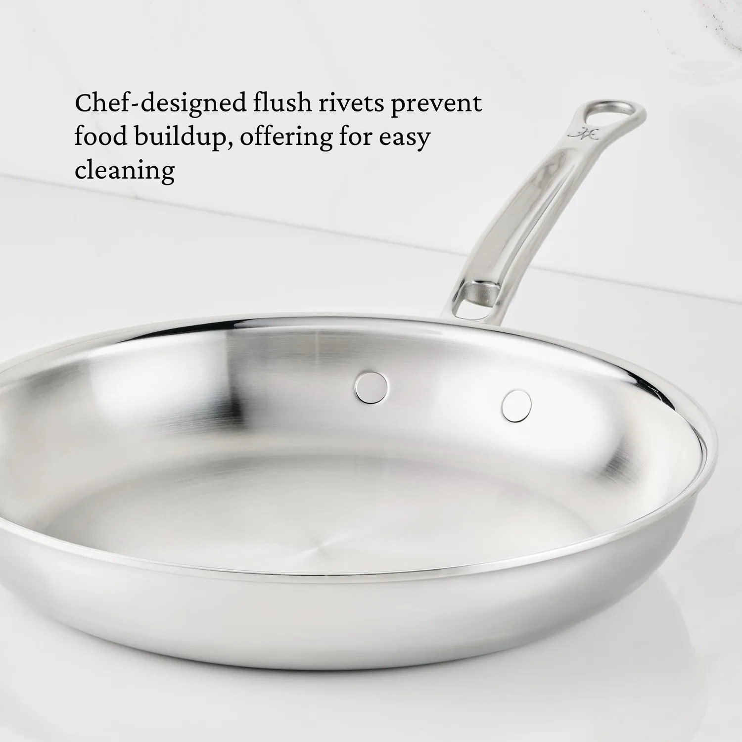 Hestan ProBond Luxe Stainless Steel Set of 3 Skillets, 8.5", 11", & 12.5"