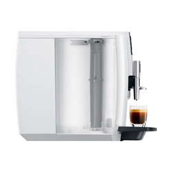 JURA E6 Automatic Coffee Machine, Piano White