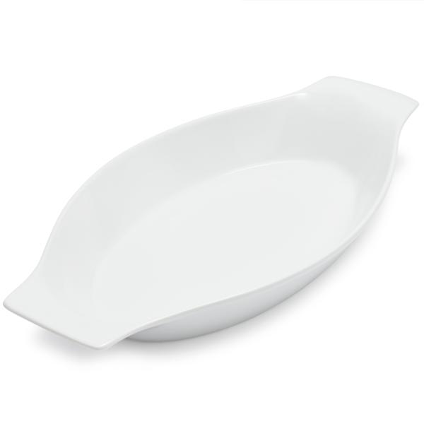 Sur La Table Porcelain Oval Gratin Dish, 10.5"