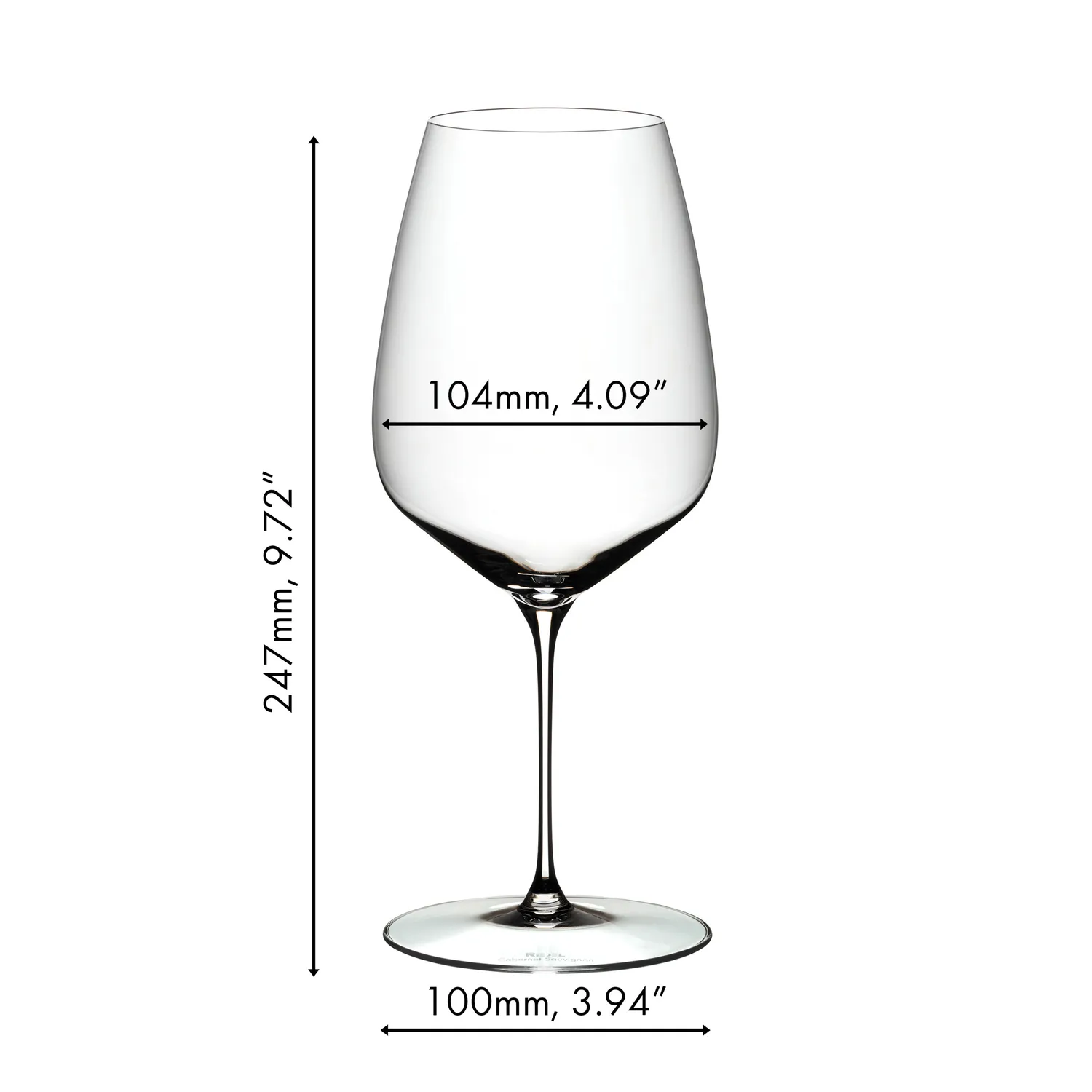 Riedel Veloce Cabernet Wine Glass, Set of 4