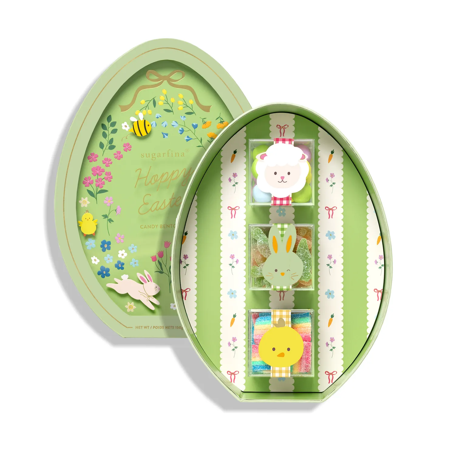 Sugarfina Hoppy Easter Egg Bento Box, Set of 3