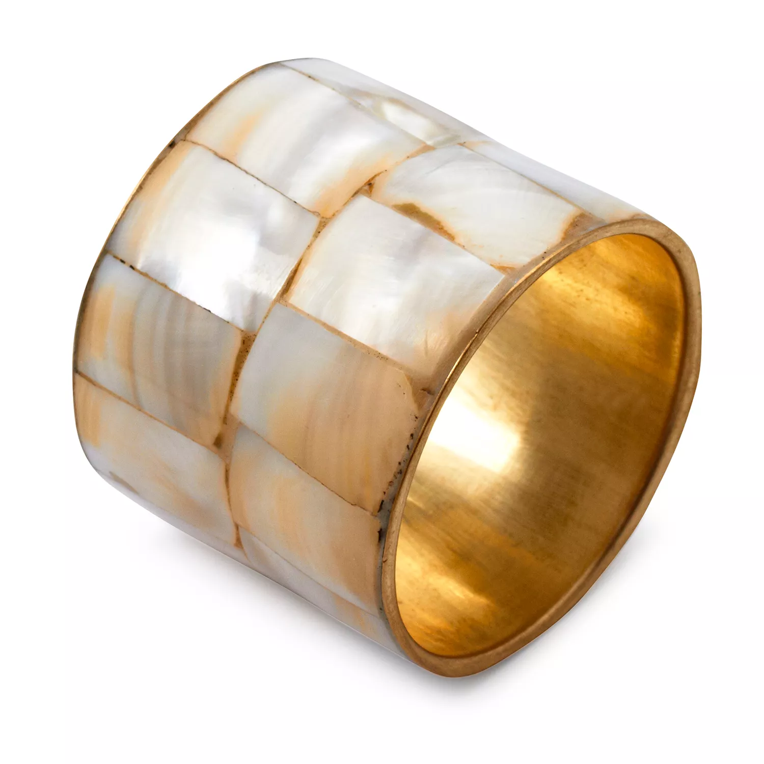 Sur La Table Mother-Of-Pearl Napkin Ring