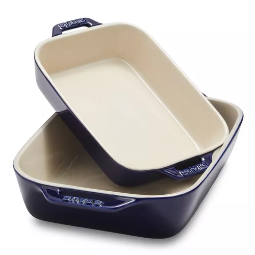 Staub Stoneware 2-Piece Rectangular Baker Set