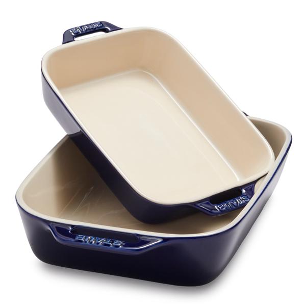 Staub Stoneware 2-Piece Rectangular Baker Set