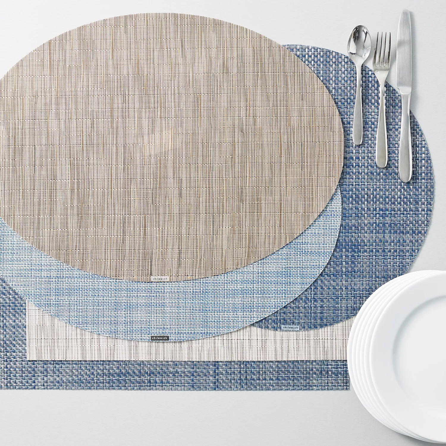 Chilewich Basketweave Placemat, 19&#34; x 14&#34;