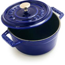 Staub Mini Dutch Oven, 0.25 qt. Great presentation for custards, quiches, French onion soup, et al