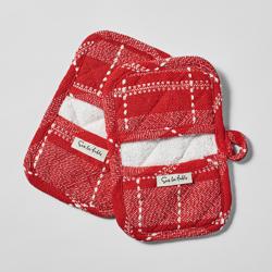 Sur La Table Plaid Mini Mitts, Set of 2