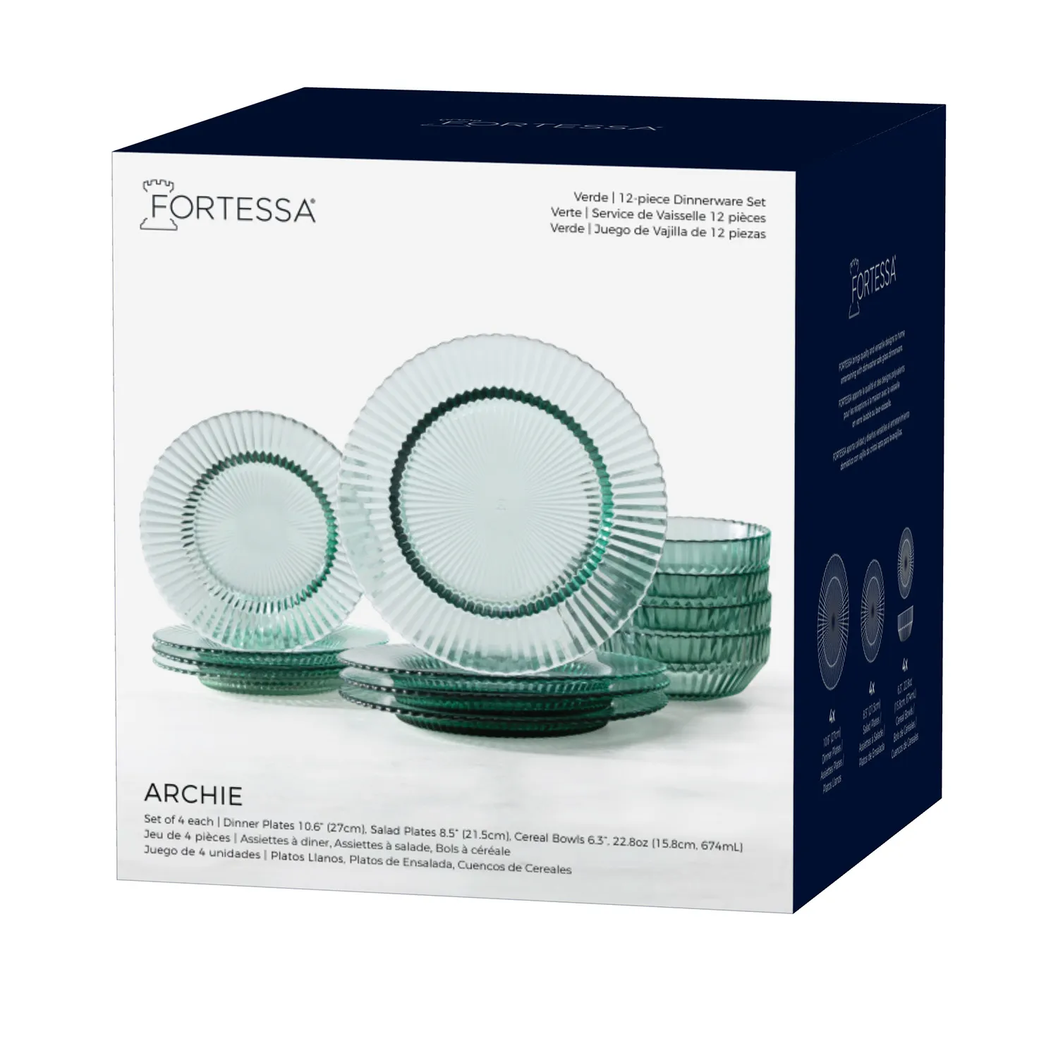 Fortessa Archie 12-Piece Dinnerware Set