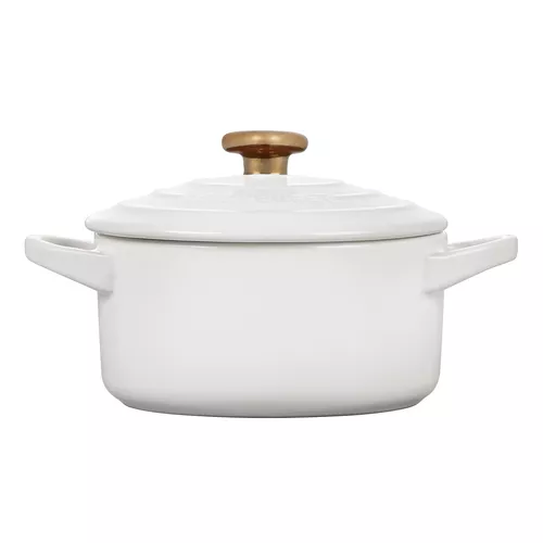 Le Creuset Petite Cocotte with Gold Heart Knob, 8 oz.