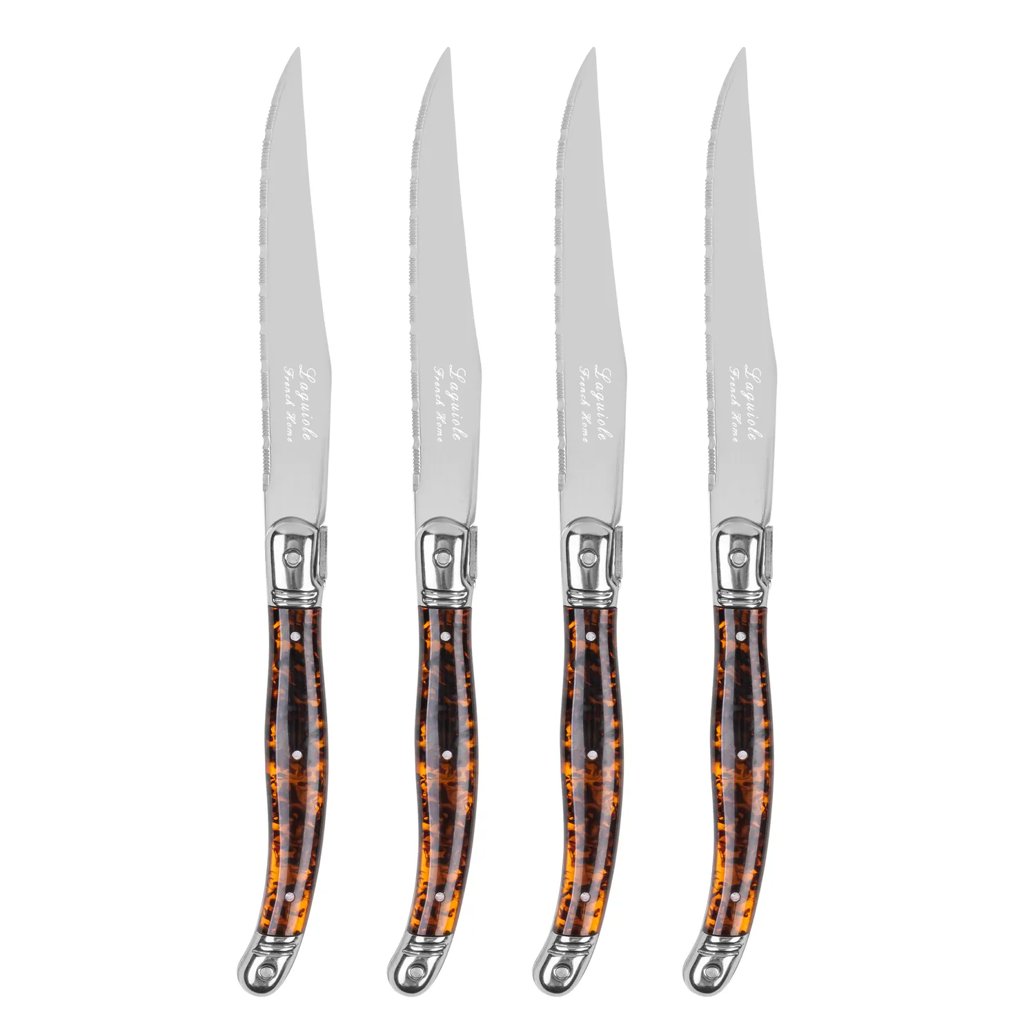 French Home Laguiole Steak Knives, Set of 4