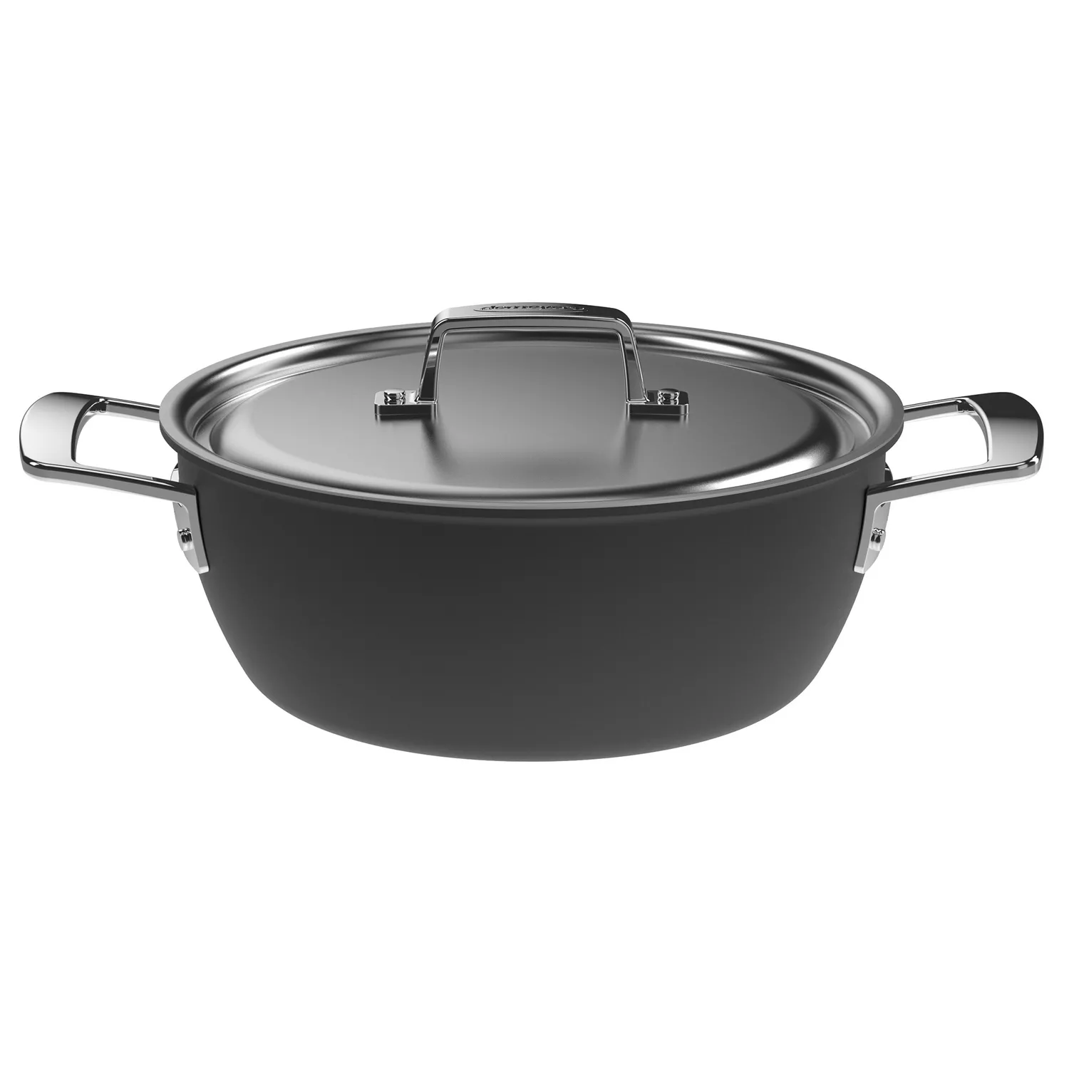 DEMEYERE Black 5 Dutch Oven with Lid, 3.5qt.