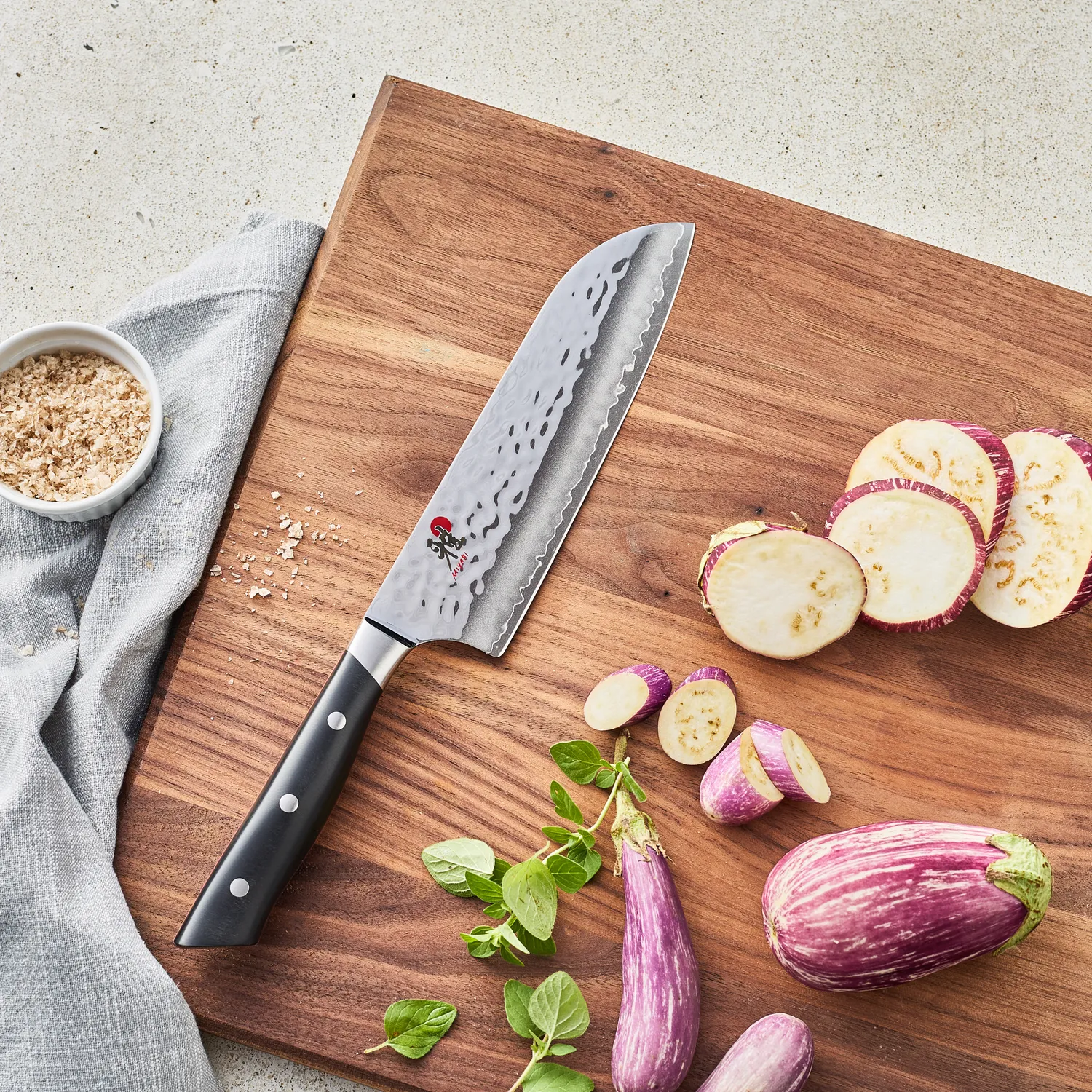 Miyabi Hisho Granton Santoku Knife