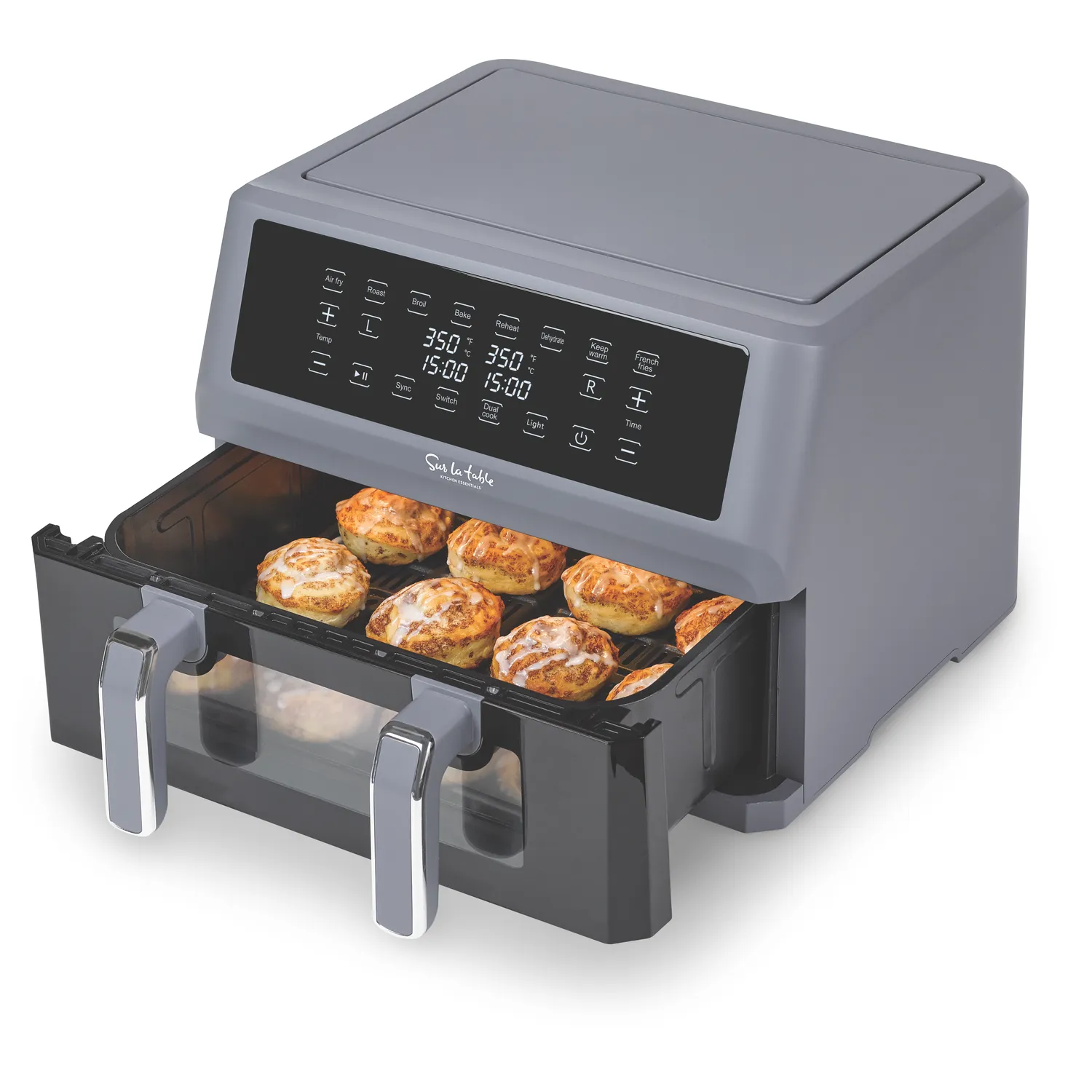 Sur La Table 7-in-1Dual Basket Air Fryer, 11 Qt.