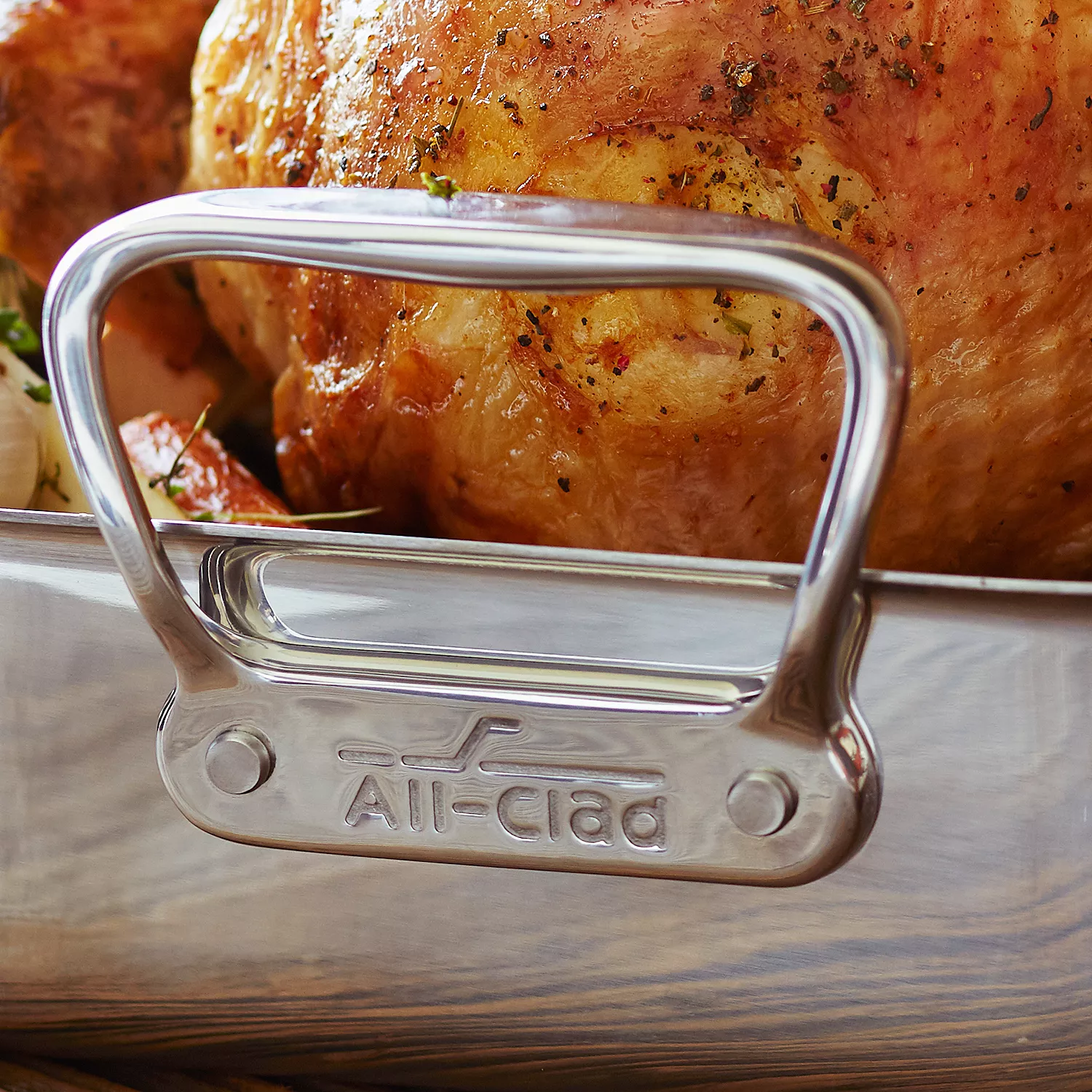 All-Clad Stainless Steel Roasting Pan with Nonstick Rack