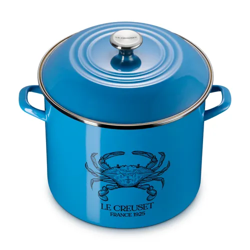 Le Creuset Enemeled Steel Crab Stockpot, 16 oz.