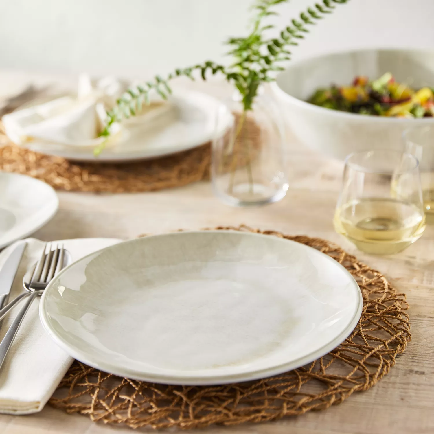 Sur La Table Reactive Glaze Melamine Dinner Plate