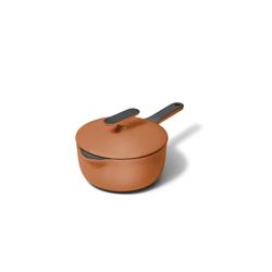 Caraway Enameled Cast Iron Mini Saucepan, 1.8 qt.