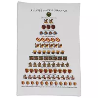 Sur La Table The Coffee Lover&#8217;s 12 Days of Christmas Flour-Sack Towel