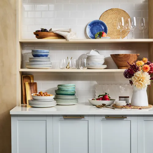 Sur La Table Acacia Serving Tray with Handles