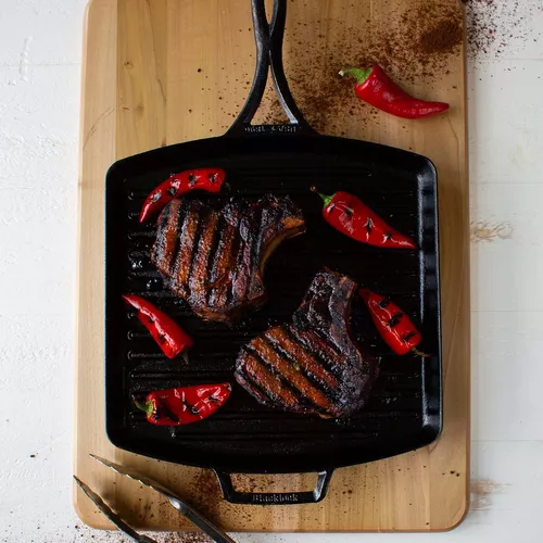 Lodge Blacklock Square Grill Pan, 12&#34;