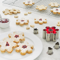 Holiday Linzer Cookie Cutters