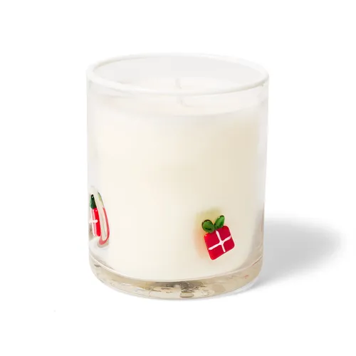 Sur la table Present Icon Glass Candle