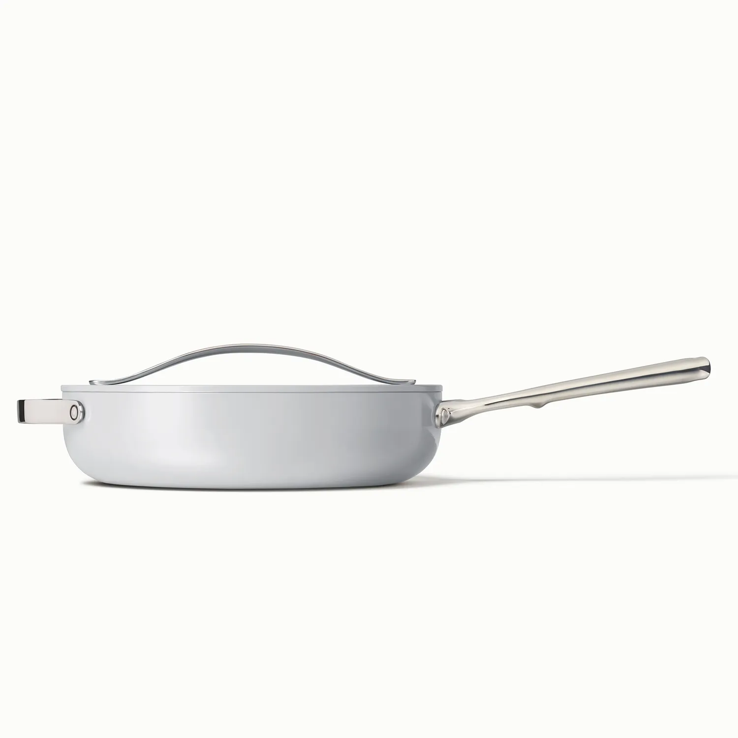 Caraway Ceramic Nonstick Sauté Pan with Lid, 4.5 qt.