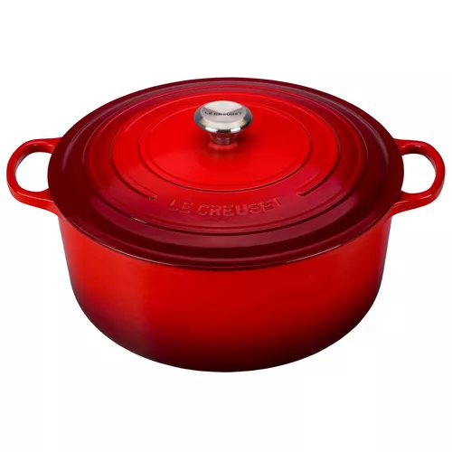 Le Creuset Cerise Signature Round Dutch Oven, 13.25 qt.