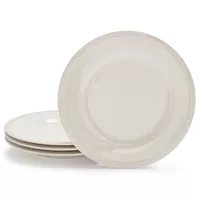 Sur La Table Pearl Melamine Dinner Plates, Set of 4