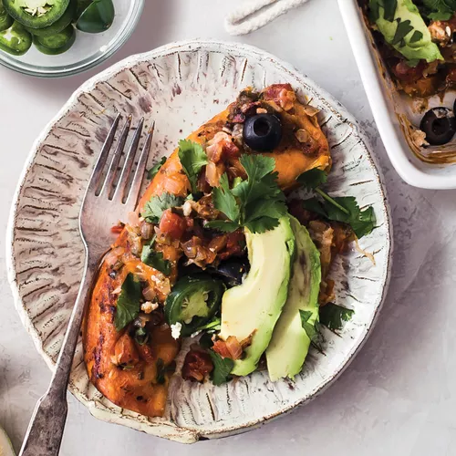 Goat Cheese Enchiladas