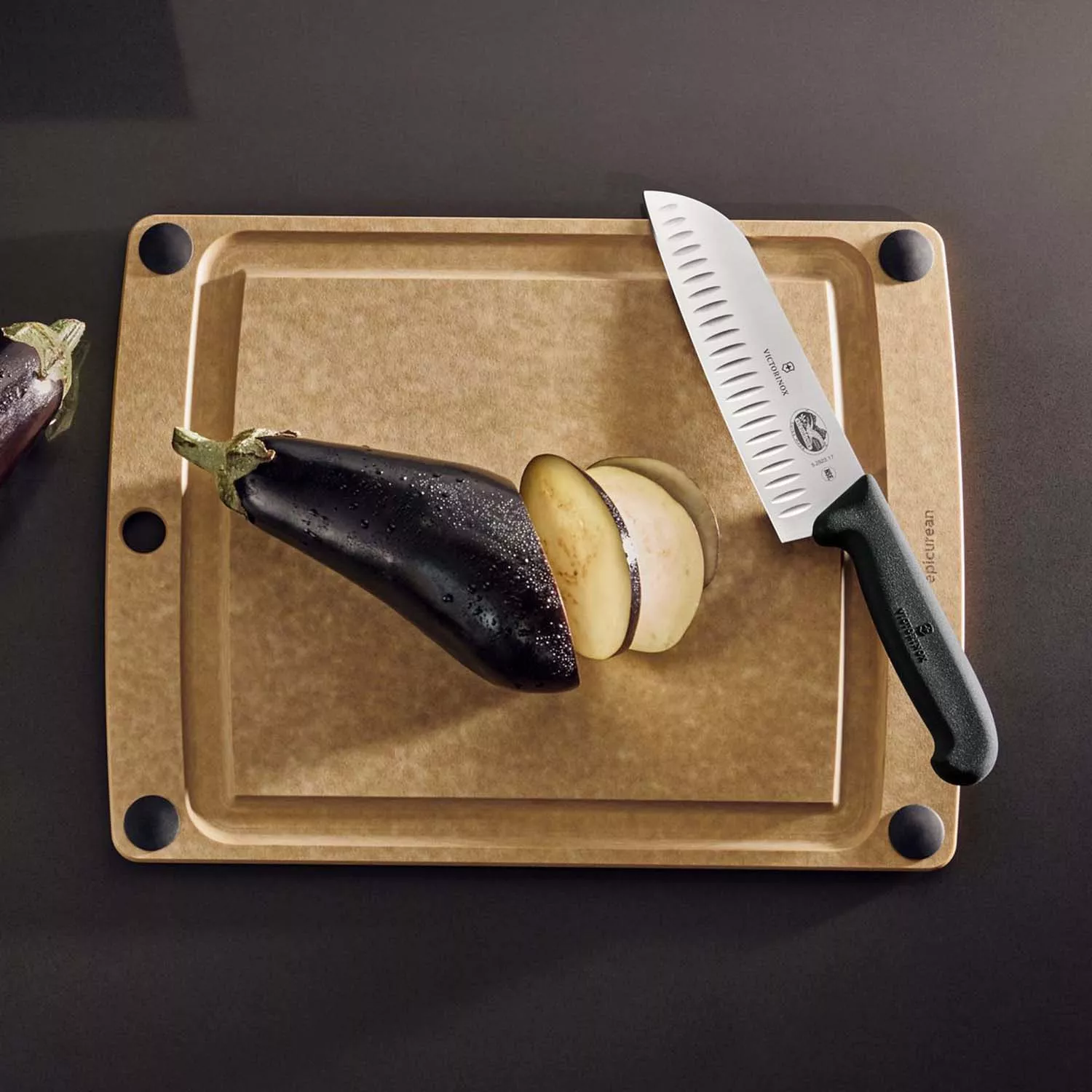 Victorinox Fibrox Pro Granton-Edge Santoku Knife, 7"