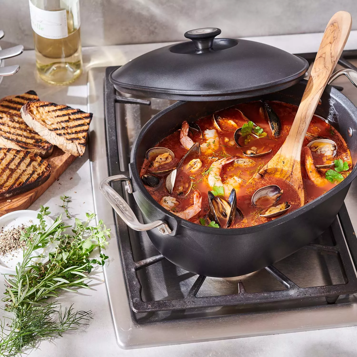 All-Clad Cast-Aluminum Nonstick Dutch Oven, 6&#189; qt.