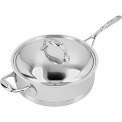 Demeyere Atlantis7 Stainless Steel Sauté Pan with Helper Handle and Lid An awesome saute pan