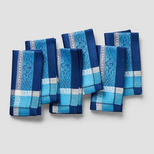French Home Astra Linen Napkins, Set of 6