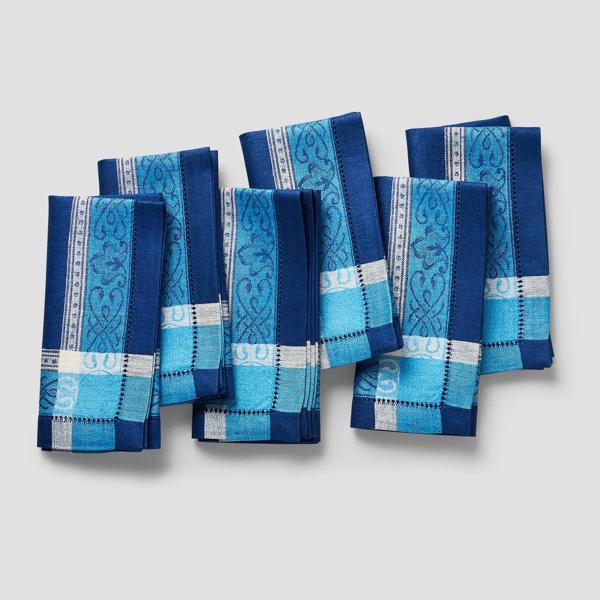 French Home Astra Linen Napkins, Set of 6