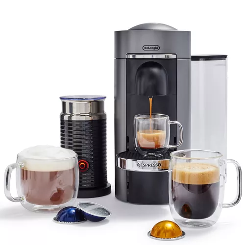 Nespresso VertuoPlus Deluxe by De&#8217;Longhi with Aeroccino 3 Frother