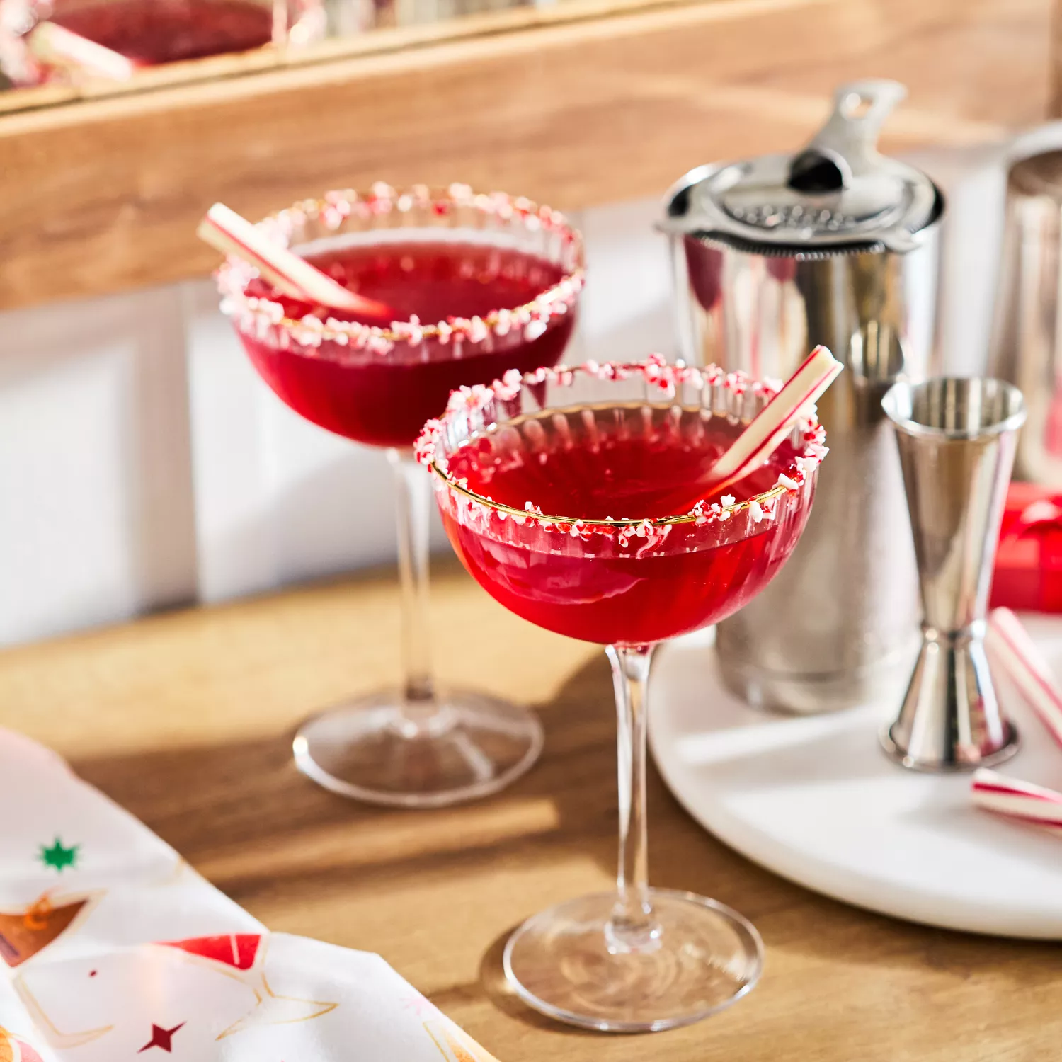 Sur La Table Candy Cane Cosmo Cocktail Mixer