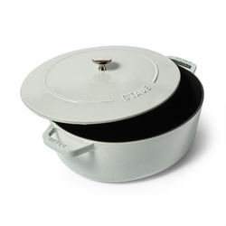 Staub Cast Iron Wide Oval Dutch Oven, 6.25 Qt.  Great Dutch oven
