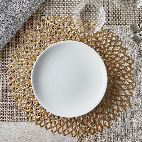 Chilewich Pressed Dahlia Placemat, 14" - thumbnail 4
