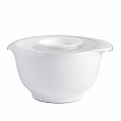 Rosti Margrethe Bowl with Splash Lid, 3.2 qt.  Great mixing bowl