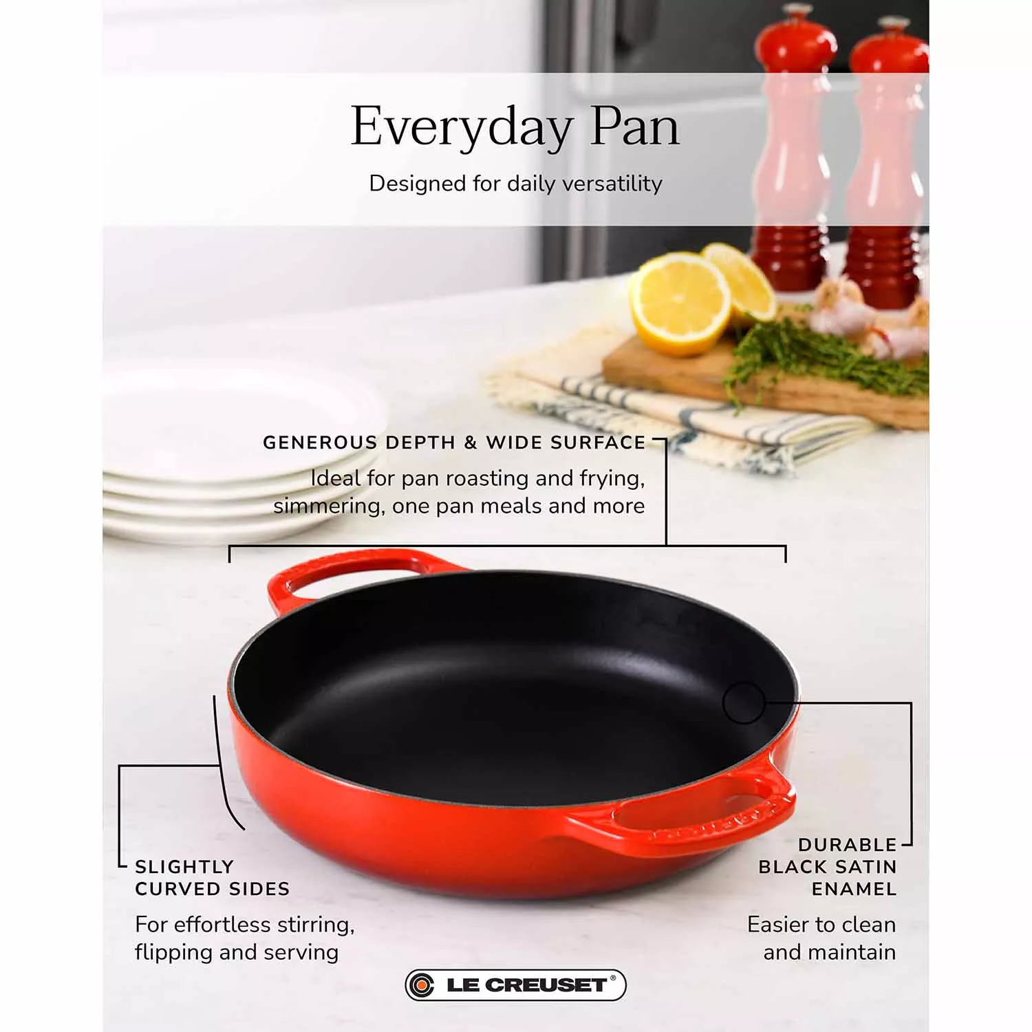 Le Creuset Signature Everyday Pan, 11” Sur La Table