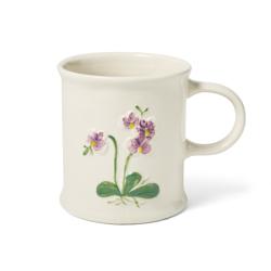 Sur La Table Embossed Floral Mug