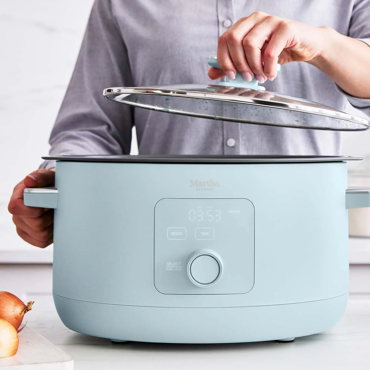 Martha Stewart by GreenPan Slow Cooker, 8qt.