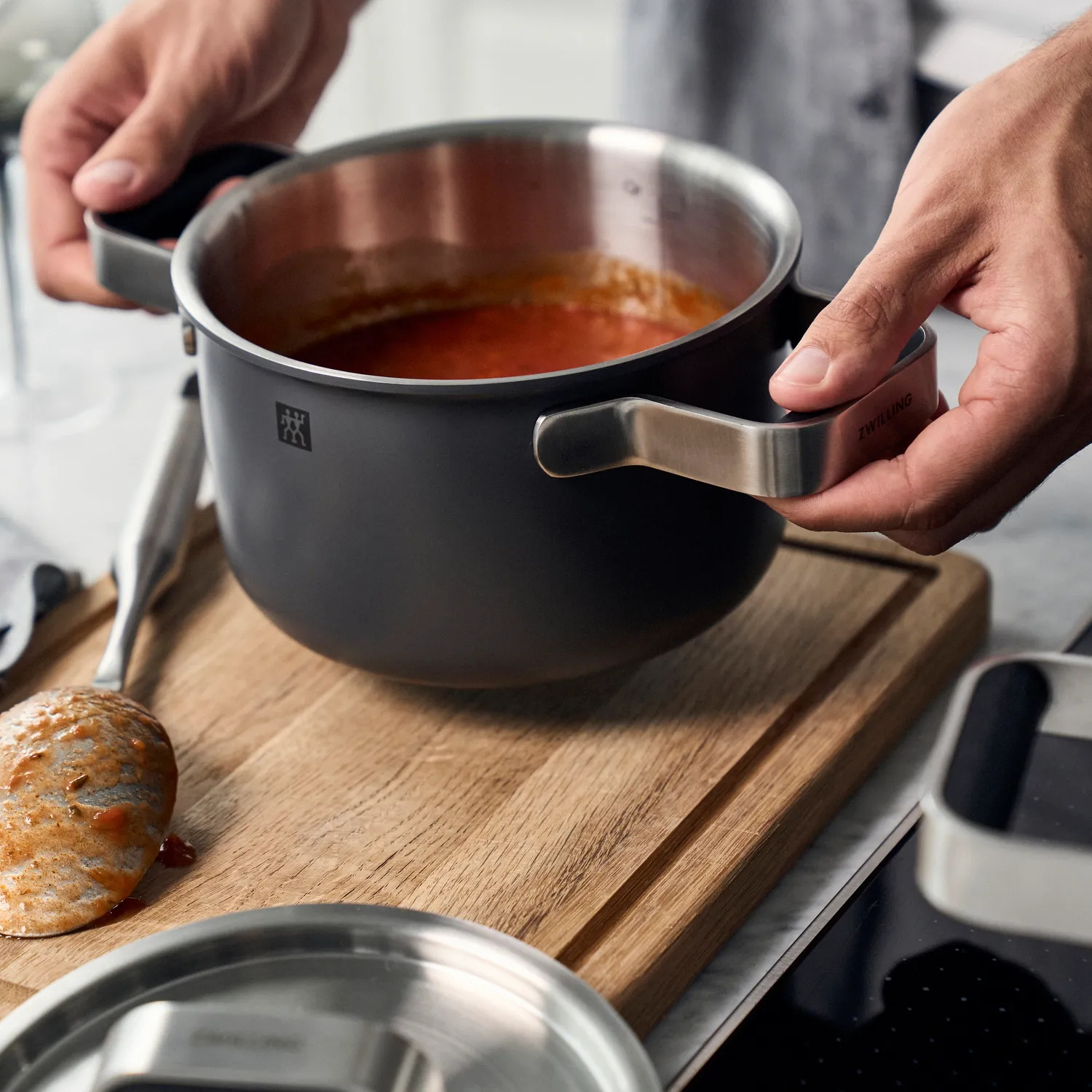 Zwilling Pure Stainless Steel 6-Piece Cookware Set